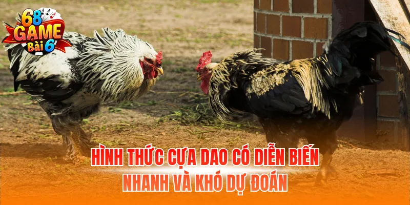 Hình thức cựa dao có diễn biến nhanh và khó dự đoán